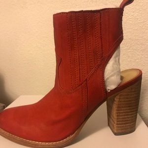 Red cowboy boots